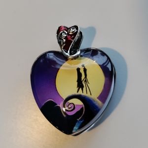 925 silver chain with Nightmare Before Christmas pendant